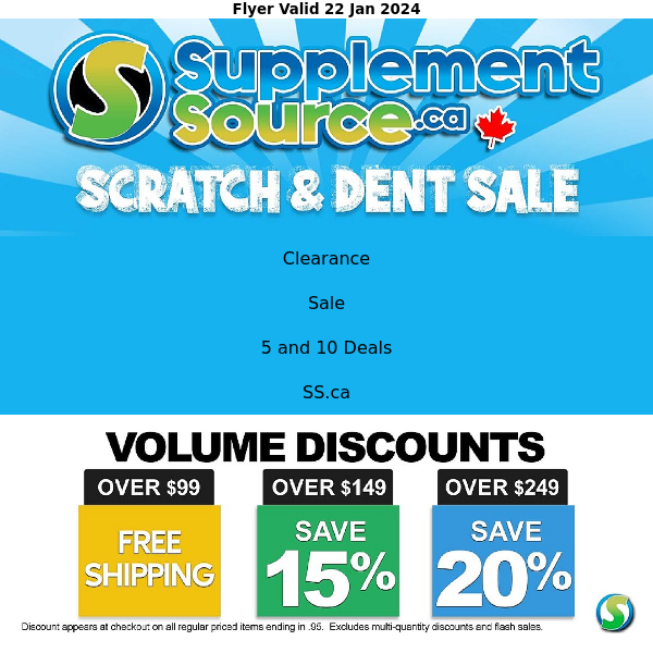 Scratch and Dent Sale is Back - Diesel as low as $80