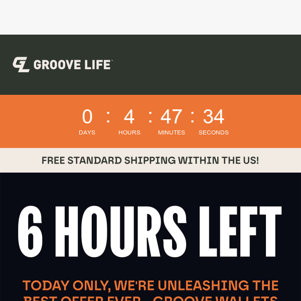 [6 Hours Left] Next time For This Groove Wallet Deal Is 2028
