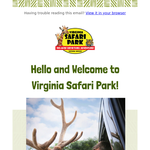 Welcome to Virginia Safari Park!