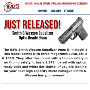 Just Released S&W Equalizer 9mm