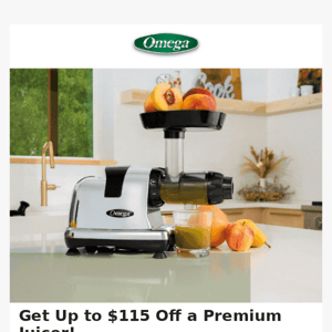 SALE: Get Up to $115 Off Premium Juicer!