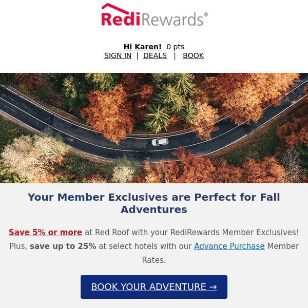 Red Roof, Unlock Your November Member Exclusives Now