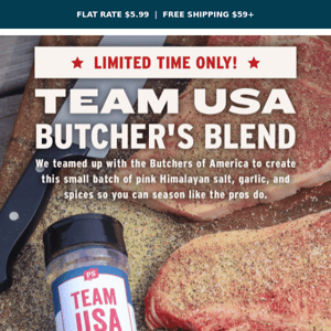 U-S-A! Introducing the Official Seasoning Blend of Team USA  🇺🇸