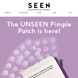 The UNSEEN Pimple Patch is here!