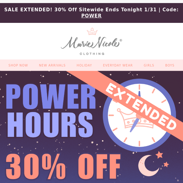 🚨 Power Hours Sale Extended For 24 Hours! 🚨