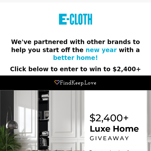 $2,400+ Giveaway to Start the New Year