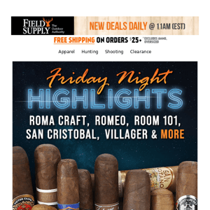 ⚡ Friday Night Highlights: Roma Craft, Romeo, Room 101 & more