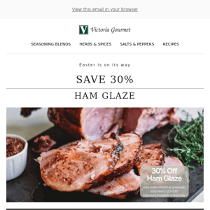 Ham Glaze 30% Off