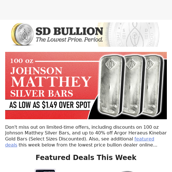 👉 On Sale This Week at SD Bullion