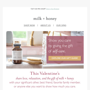 💗 milk + honey’s Valentine’s Gift Guide Is Here 💗