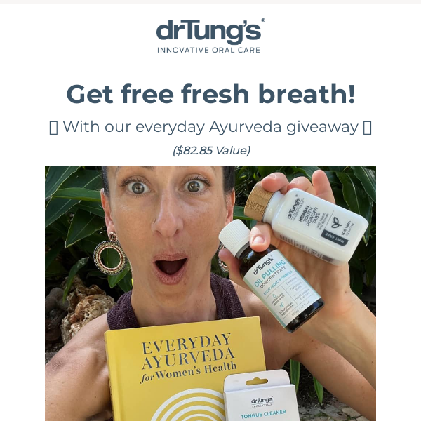 Enter to win over $80 worth of DrTung's!