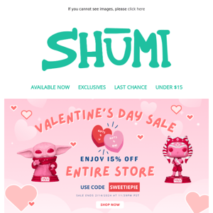 15% off Anime Gifts for Your Sweetie! 😍