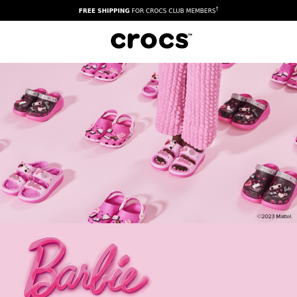 Barbie™ + Classic Clog = Two Icons in One 💞 - Crocs