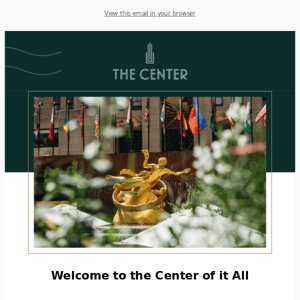 Welcome to The Center