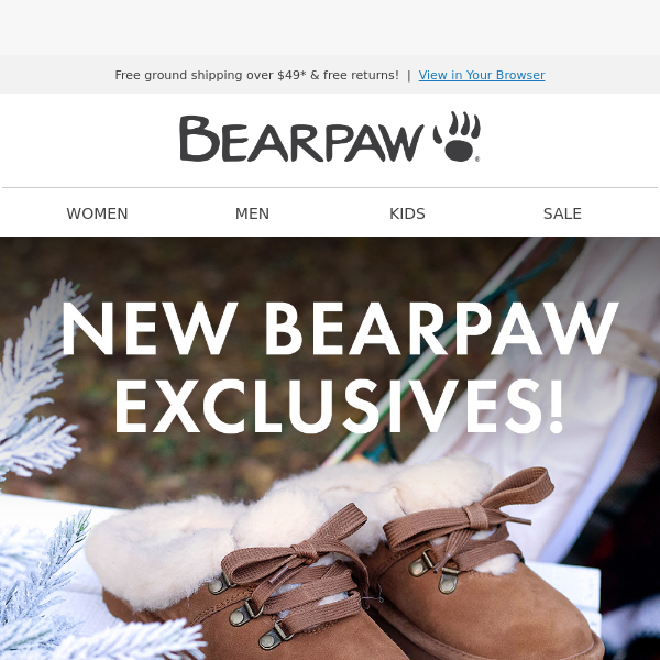 NEW & Exclusive Styles ✨ Only On BEARPAW