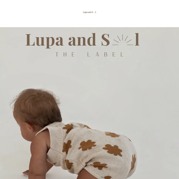👀NEW Lupa and Sol the Label👀