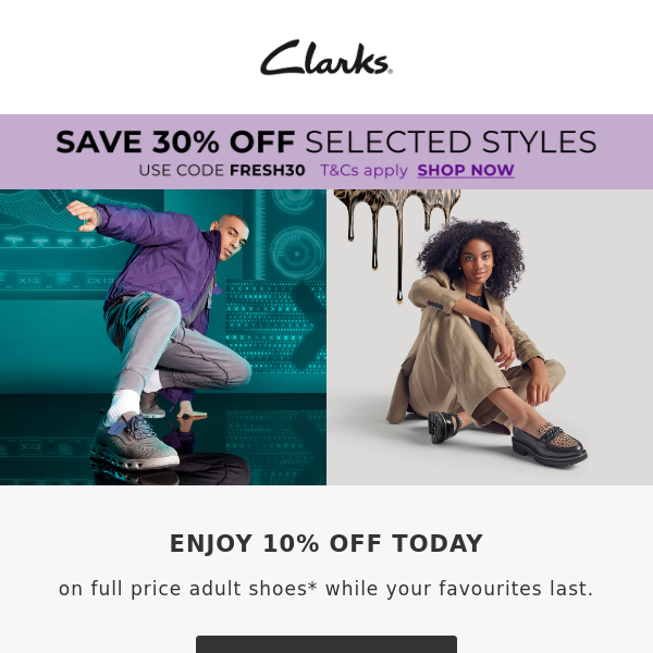 Clarks UK - Latest Emails, Sales & Deals