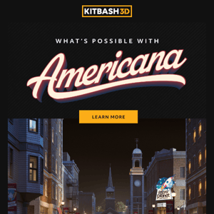 3D artists are making some amazing work with Americana 👀