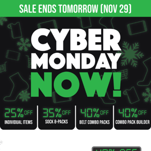 Cyber Monday Fun - Sale Ends Tomorrow - 25-50% Off sitewide