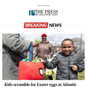 Kids scramble for Easter eggs at Atlantic City hunt