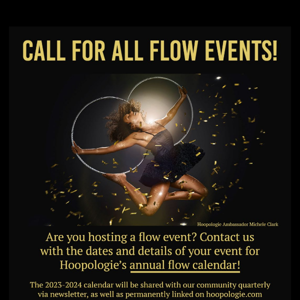 CALL FOR ALL FLOW EVENTS! ⭕