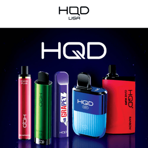 HQD Products Exclusively Available at DummyVapes!