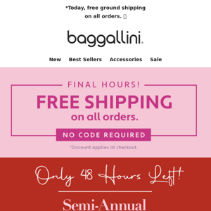 Final Hours 🎉 Free Shipping on All Orders