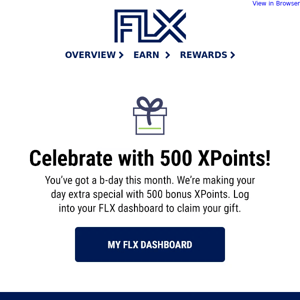 Happy Birthday! We’re gifting you 500 points.🎉🎉