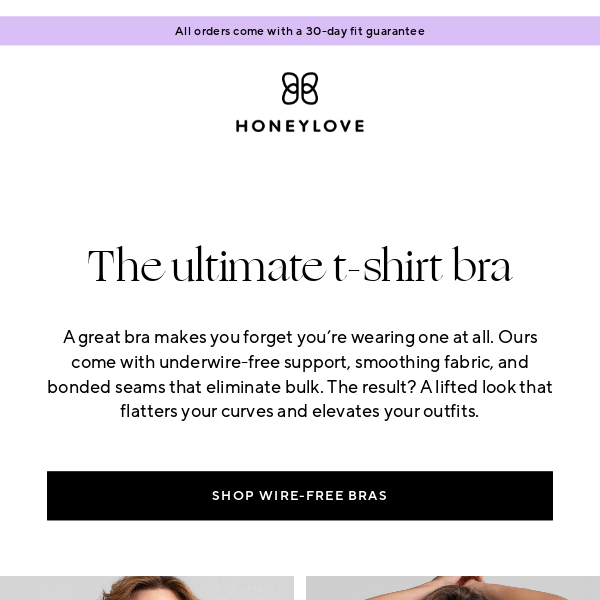 Up to 30% off bras this weekend only! - Honeylove