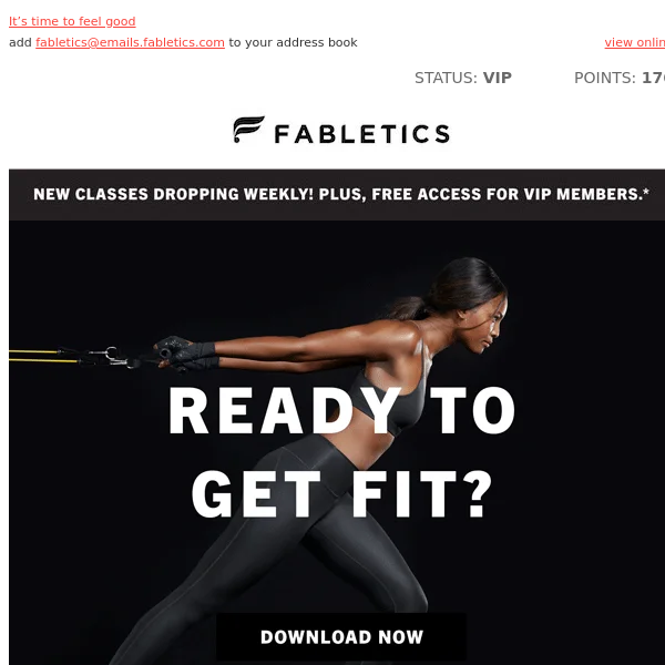 Welcome to Fabletics FIT!