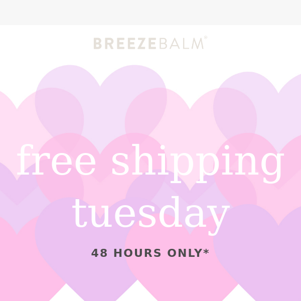 FREE Shipping Tuesday