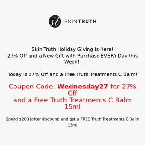 Free Truth Treatments and 27% Off!