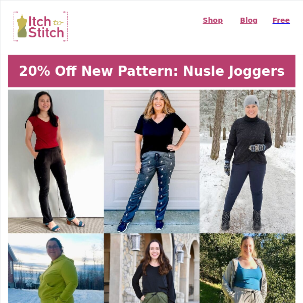 20% Off New Pattern: Nusle Joggers