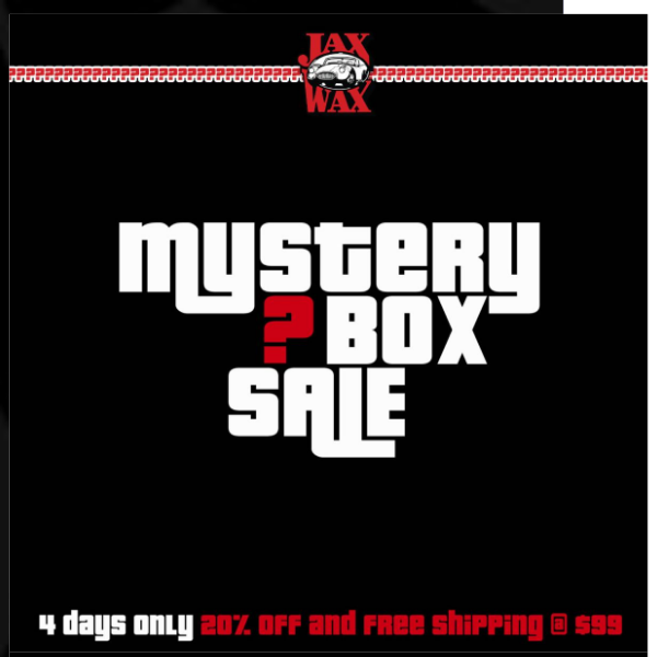 Jax Wax Mystery Bags are back!
