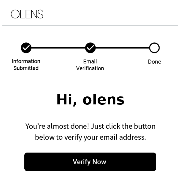 [OLENS] Please proceed to certification for sign in
