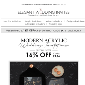 Don’t let 16% off sitewide get away!