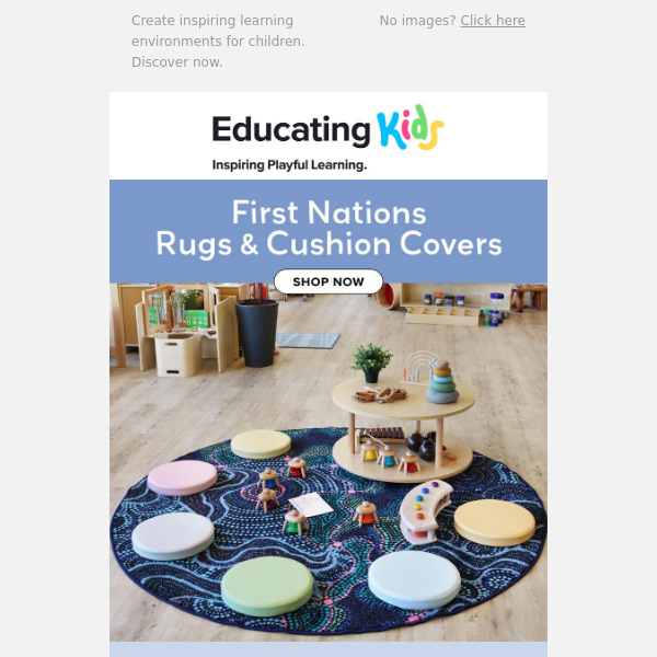 Discover Inspiring First Nations Rugs & Cushion Covers for Kids' Learning Environments