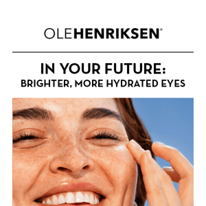Undereyes need a boost of hydration?