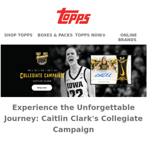 Just Dropped: Caitlin Clark Collegiate Campaign!