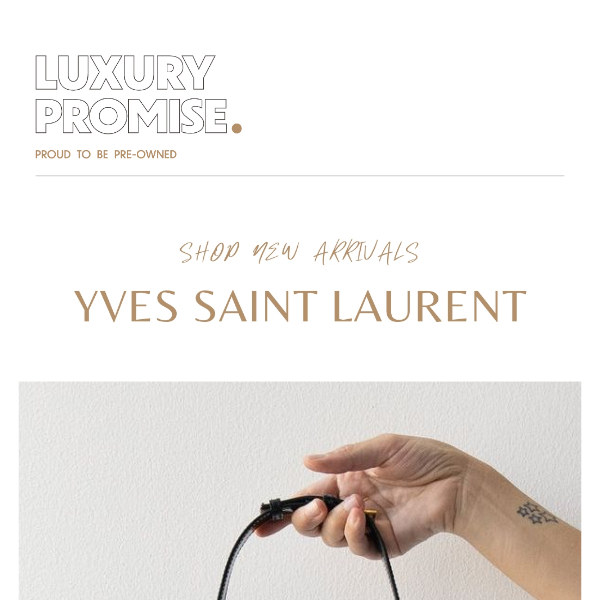 Indulge in Saint Laurent Luxury 👜