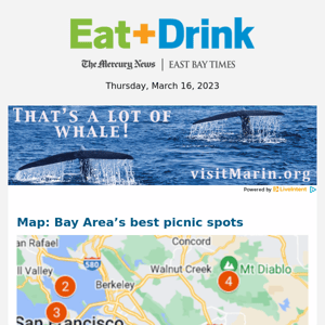 Map: Bay Area’s best picnic spots