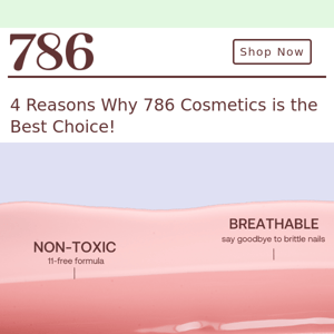 4 Reasons Why 786 Cosmetics is the Best Choice for Your Nails 💖