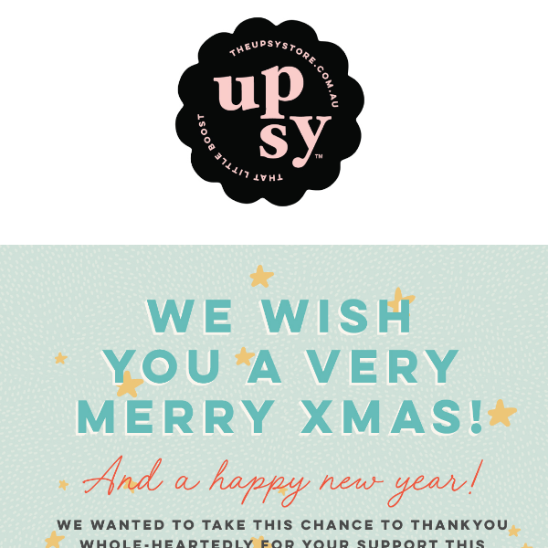 Merry Christmas 🎄 from The Upsy Store xoxo