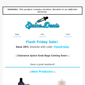 Flash Friday Sale!