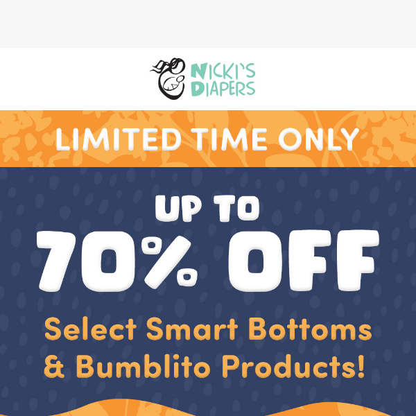 Huge Savings: Up to 70% Discount on Smart Bottoms!