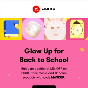 💖50% Off - Glow Up for Back-to-School✨