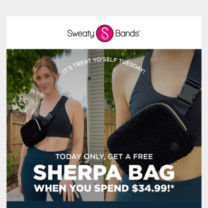 Only HOURS LEFT To Get A FREE Sherpa Bag At $34.99! 💖