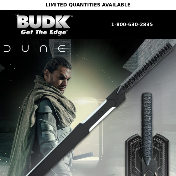 Officially Licensed Dune Long Blade of Duncan Idaho