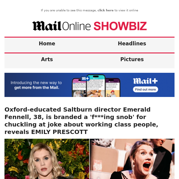 Oxford-educated Saltburn director Emerald Fennell, 38, is branded a 'f***ing snob' for chuckling at joke about working class people, reveals EMILY PRESCOTT