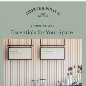 Brands We Love | Essentials for Your Space